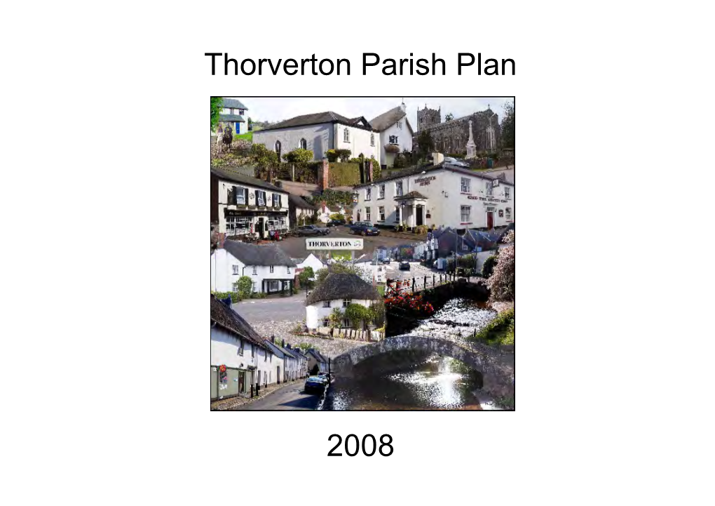 Thorverton Parish Plan 2008