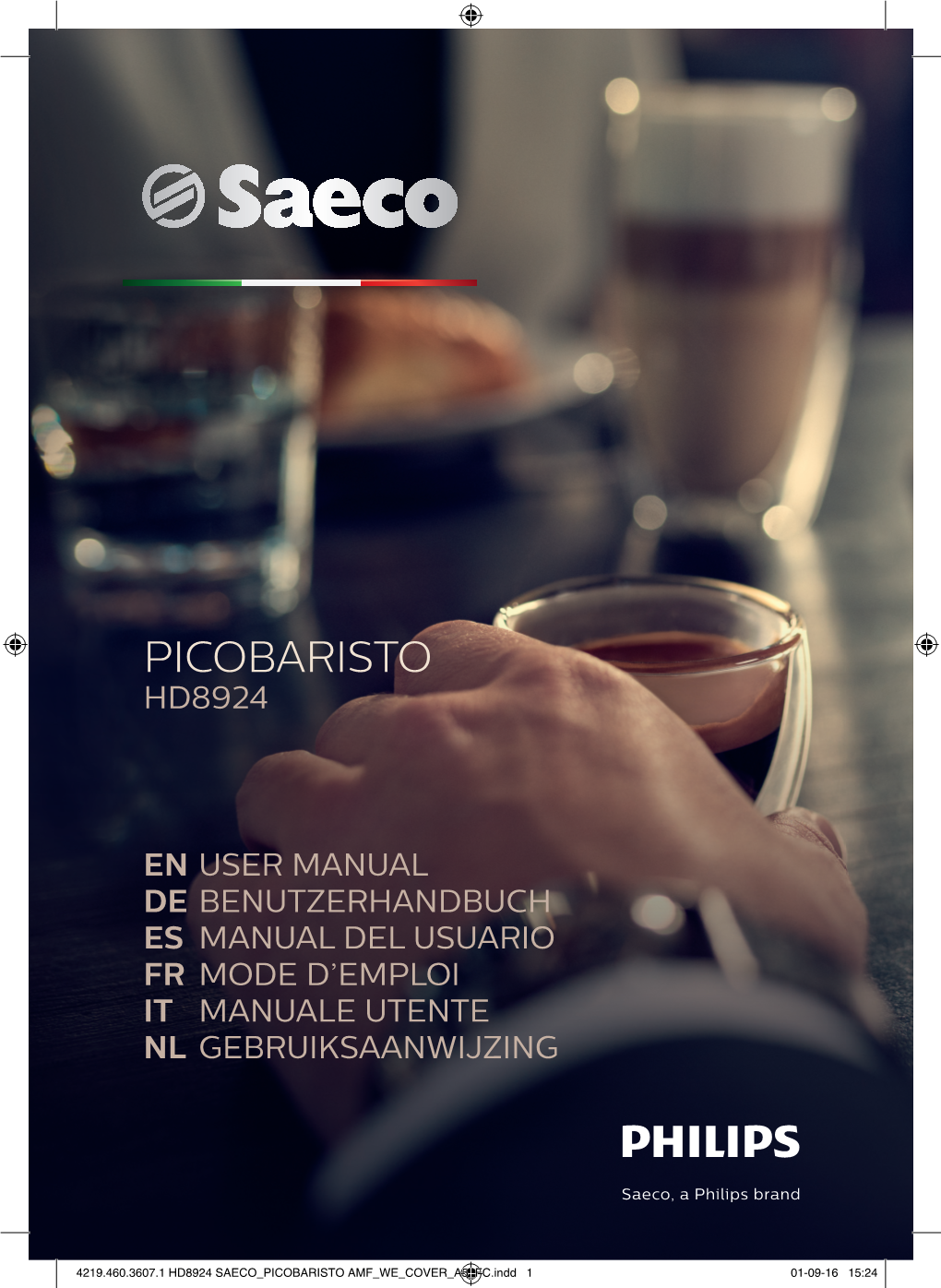 Saeco Picobaristo User Manual