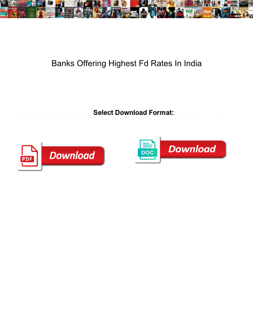 Banks Offering Highest Fd Rates in India