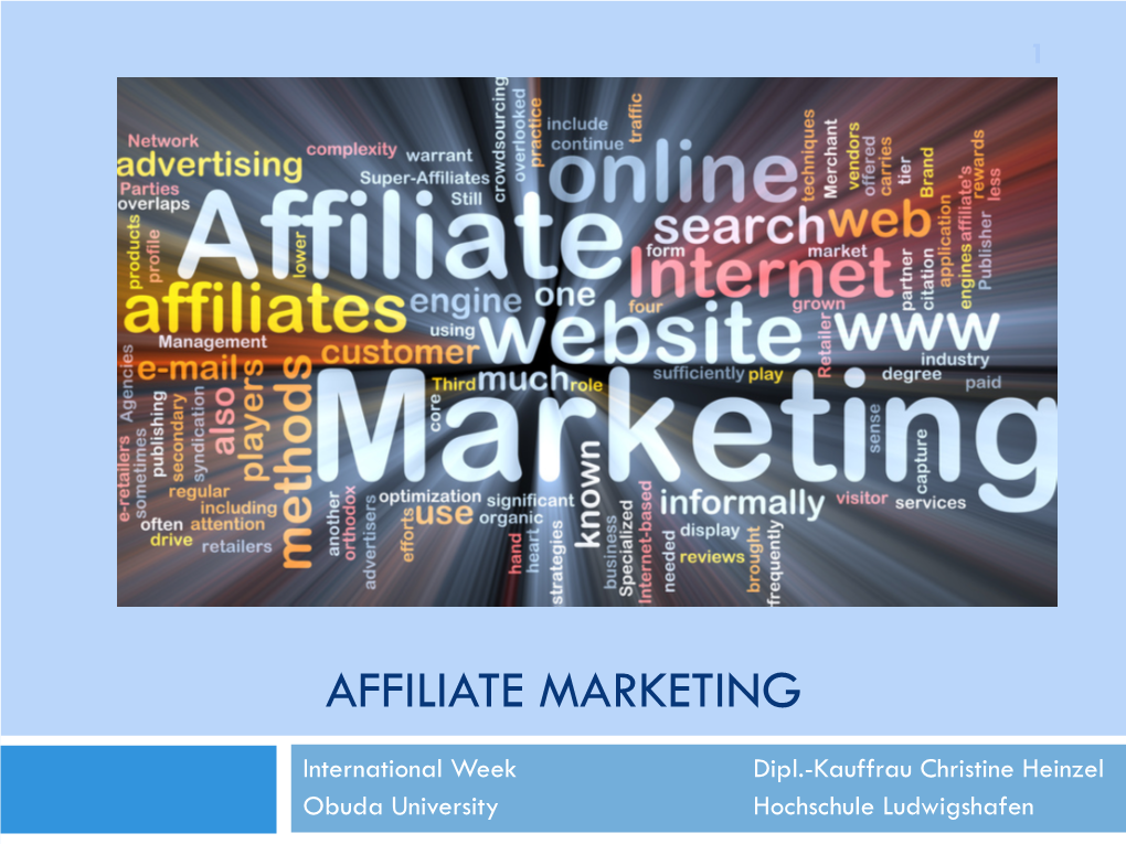 Affiliate Marketing