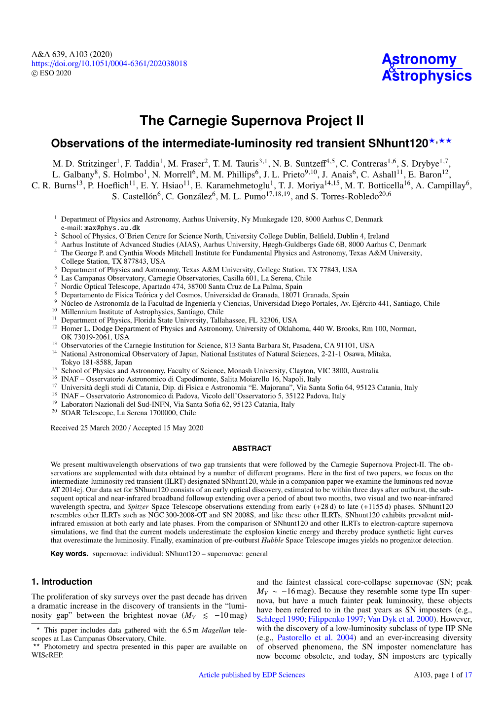 The Carnegie Supernova Project II Observations of the Intermediate-Luminosity Red Transient Snhunt120?,??