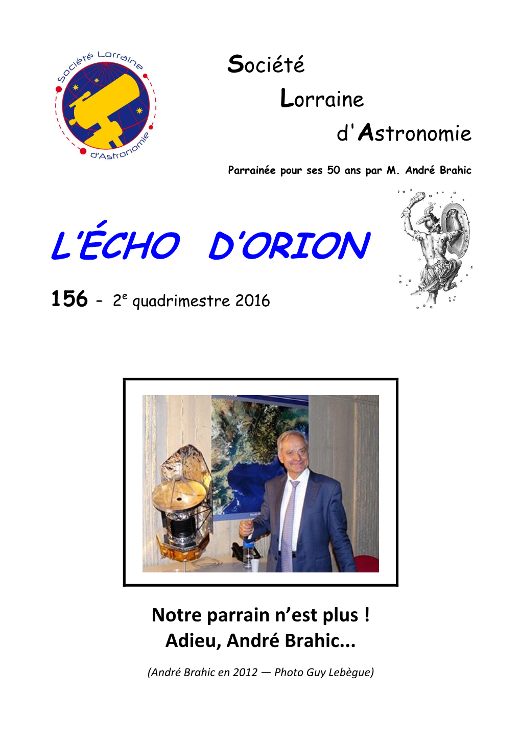 L'écho D'orion : Pierre.Haydont@Hotmail.Fr