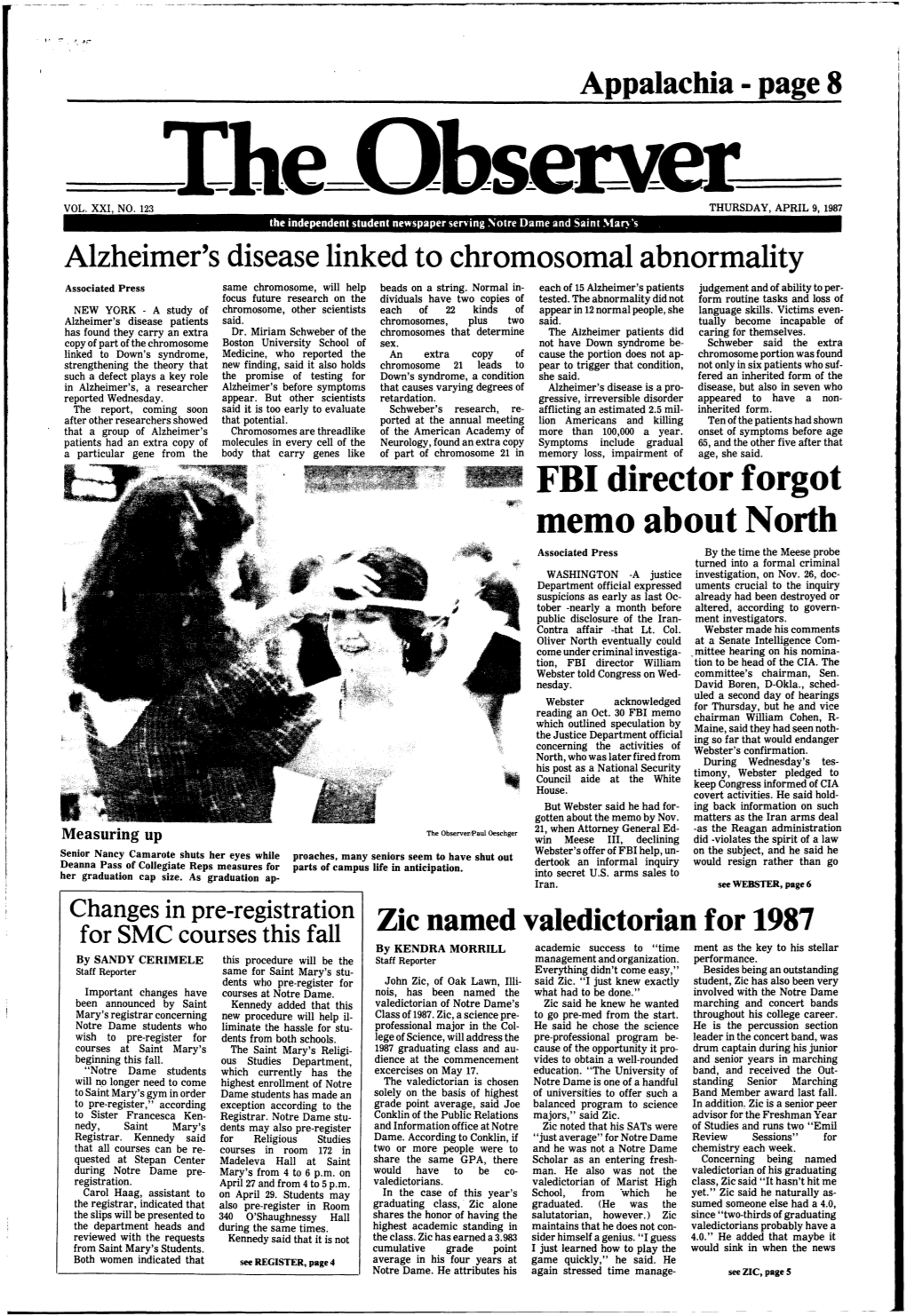 FBI Director Forgot Memo About North Associated Press by the Time the Meese Probe Turned Into a Formal Criminal WASHINGTON -A Justice Investigation, on Nov