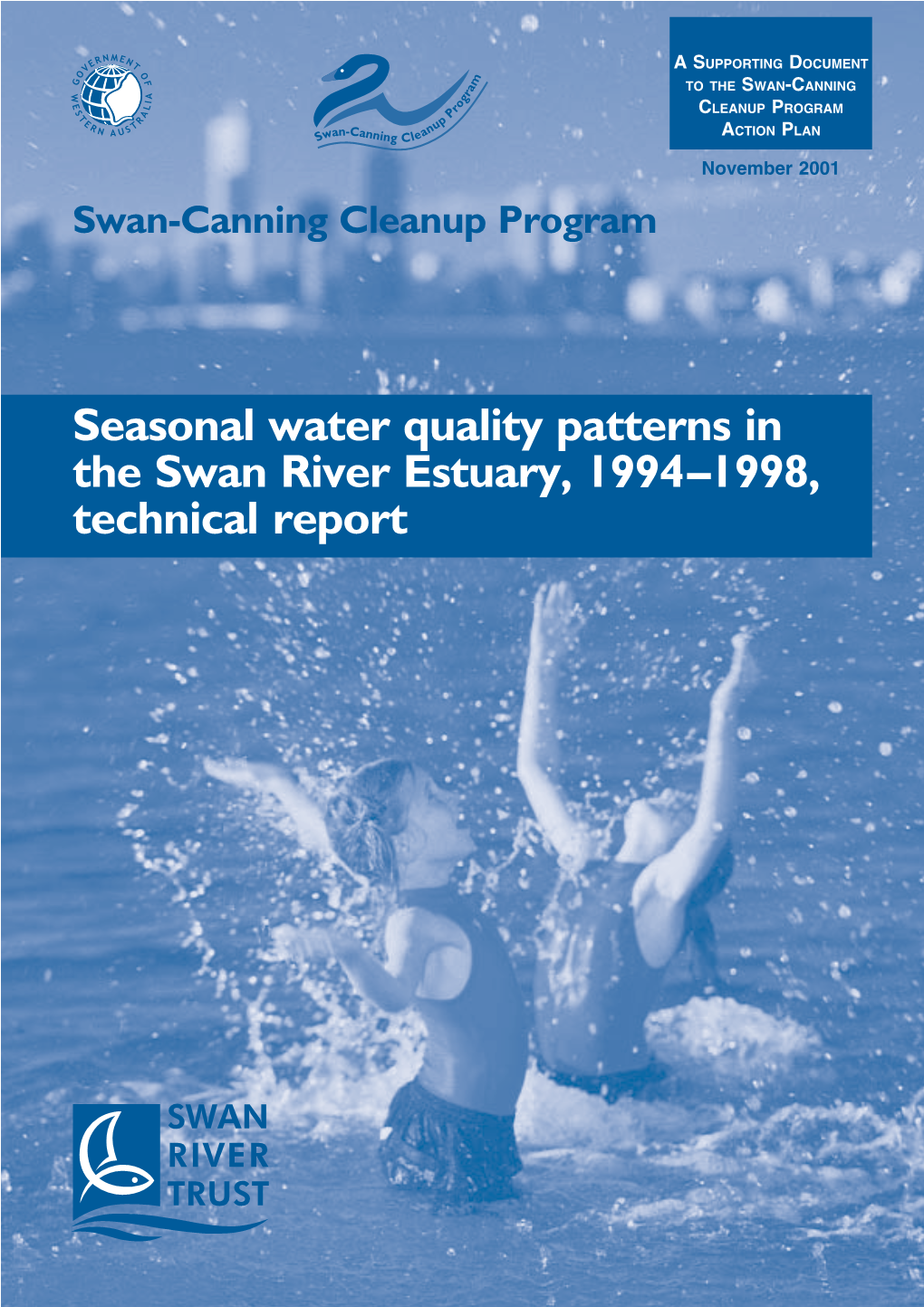 Seasonal Water Quality Patterns in the Swan River Estuary, 1994–1998, Technical Report