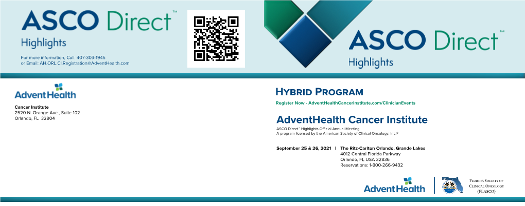 Adventhealth Cancer Institute Hybrid Program