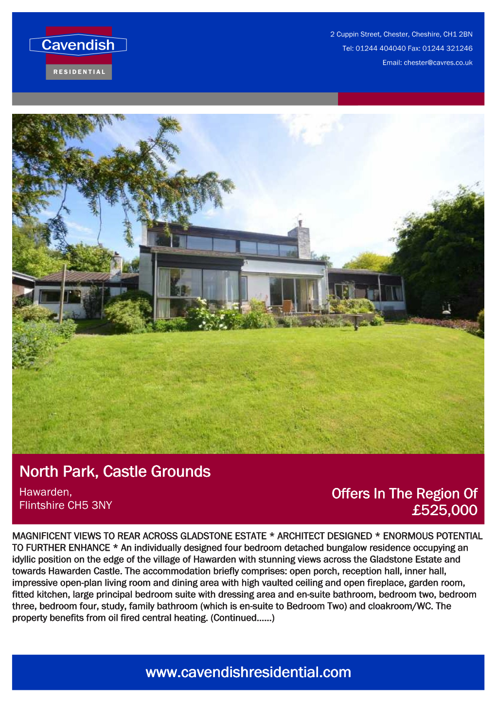 North Park, Castle Grounds Hawarden, Offers in the Region of Flintshire CH5 3NY £525,000