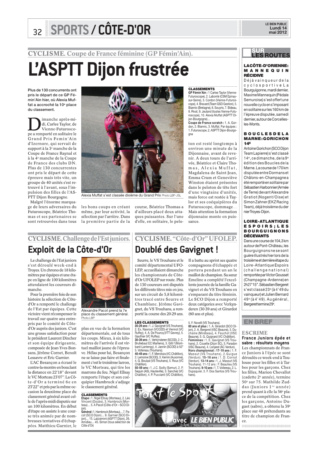 L'asptt Dijon Frustrée