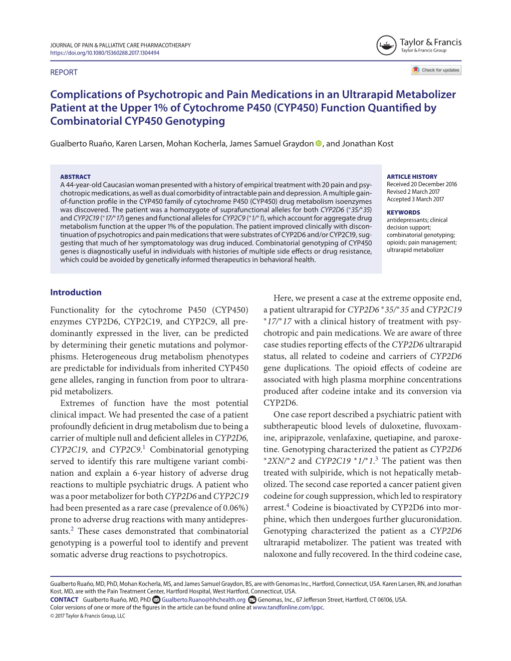 Complications of Psychotropic And