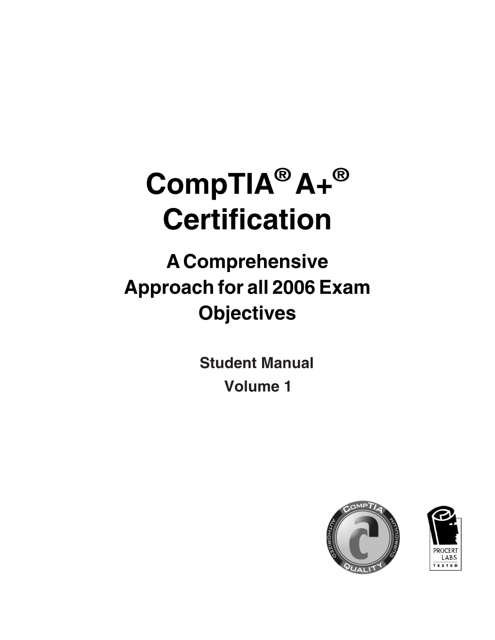 Comptia A+ Certification