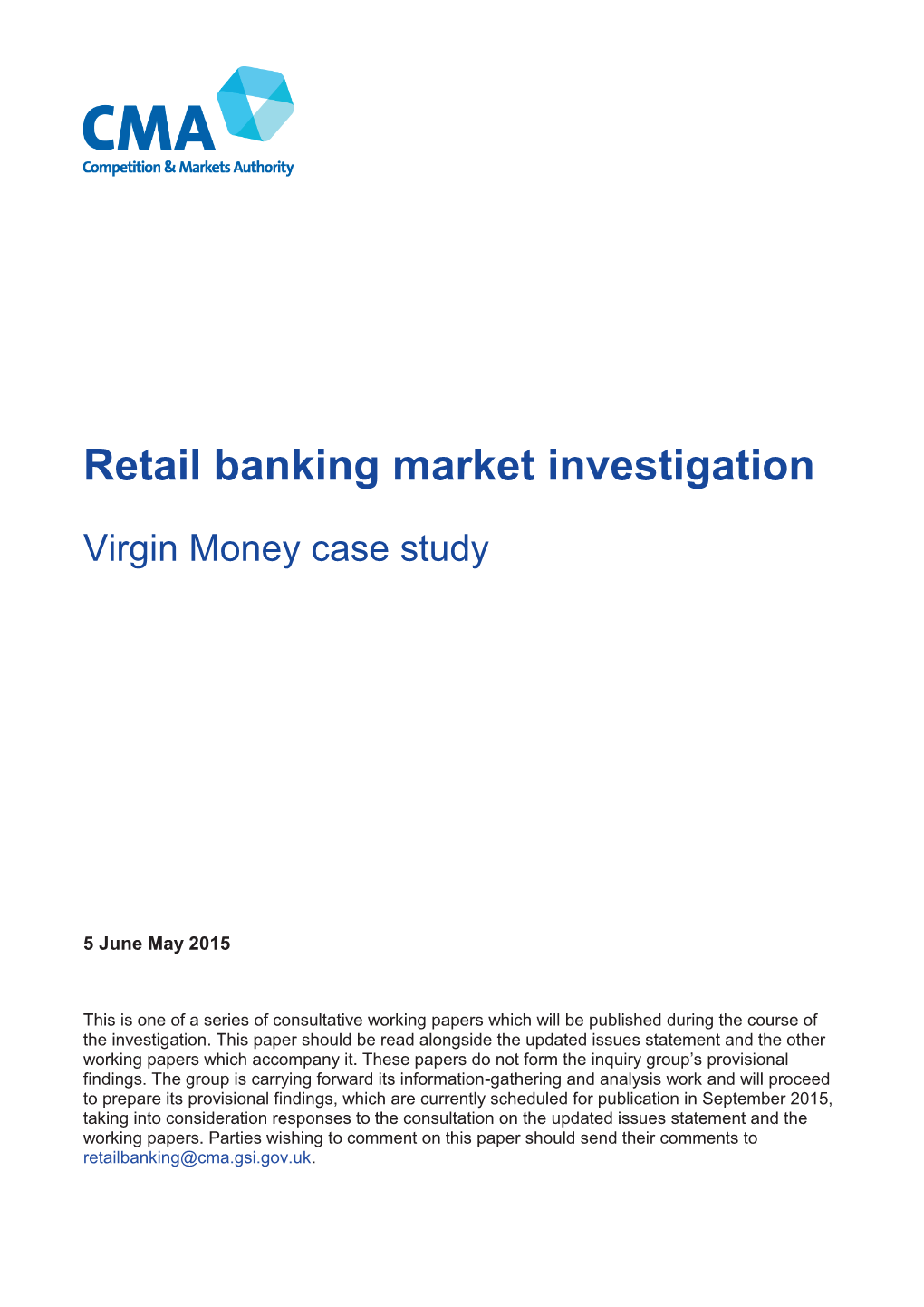 Retail Banking: Virgin Money Case Study