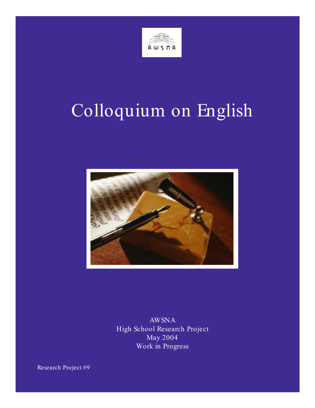 Colloquium on English