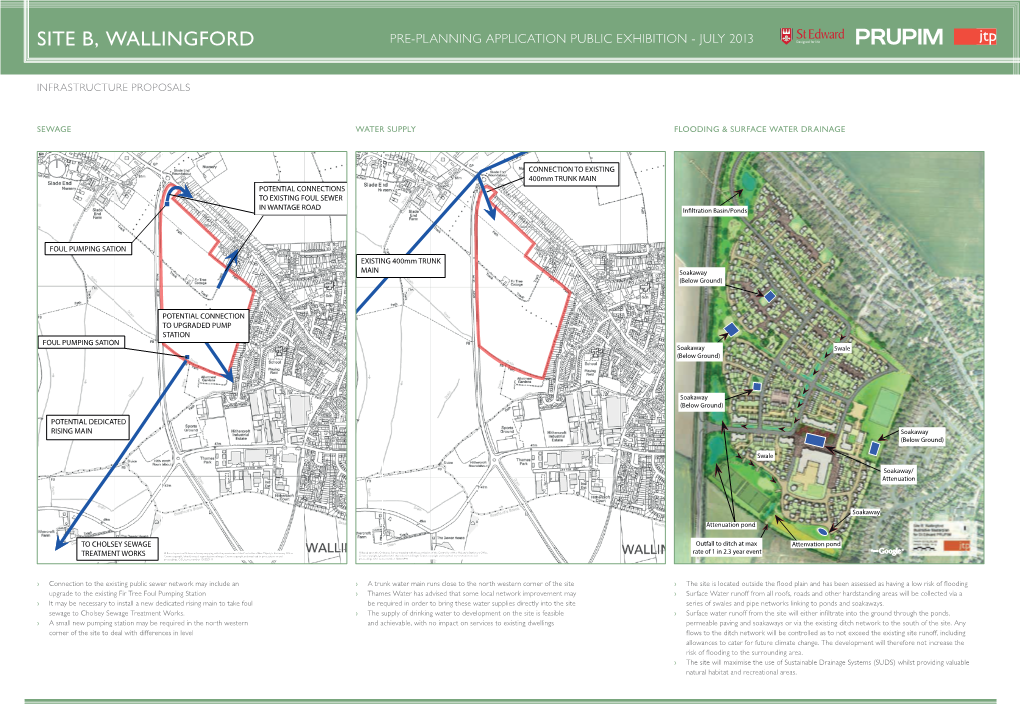 Site B, Wallingford Pre-Planning Application Public Exhibition - JULY 2013