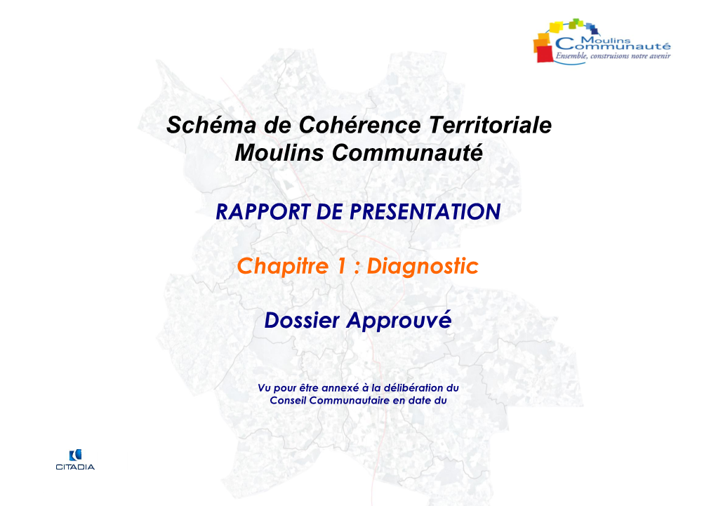 Schéma De Cohérence Territoriale Moulins Communauté