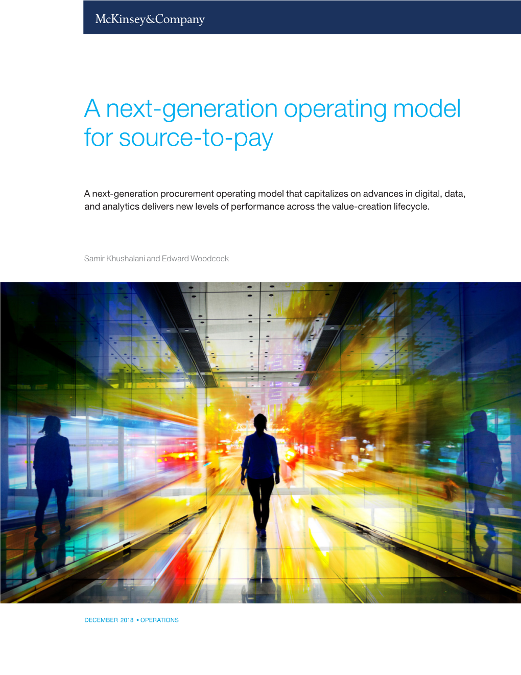 A Next-Generation Operating Model for Source-To-Pay