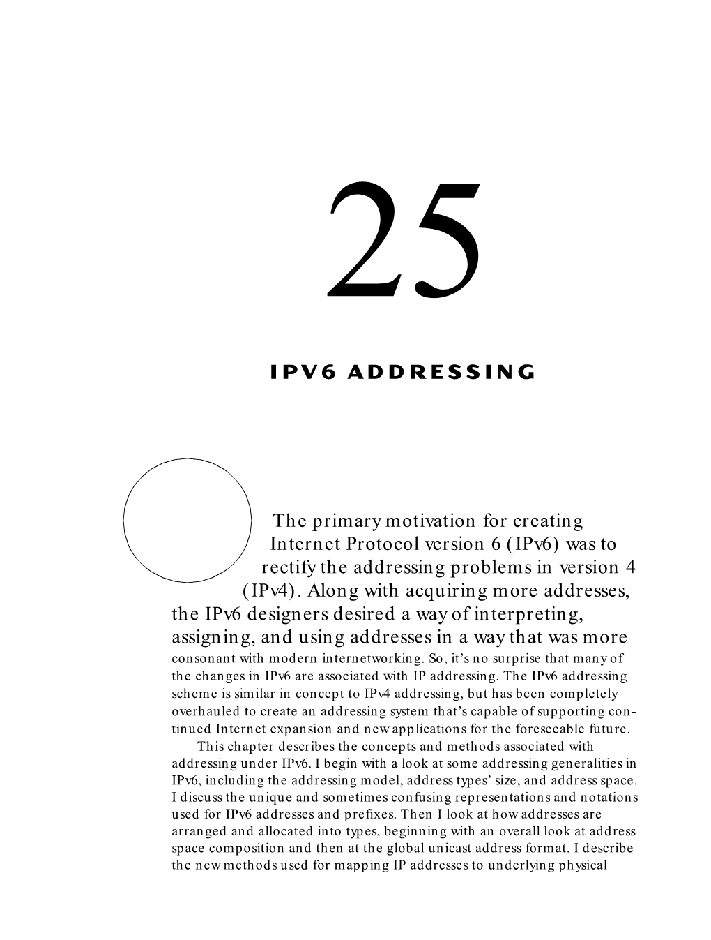 Download Chapter 25: IPV6 Addressing