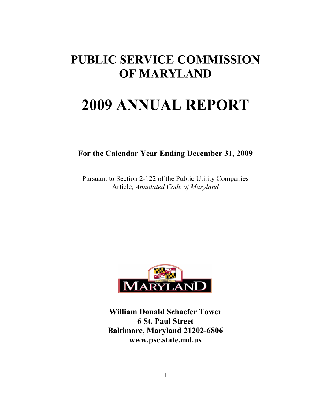 2009 Annual Report