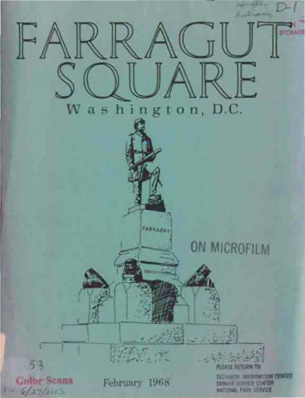 FARRAGUT SQUARE V\L :T B H I N G L (I N I D .C