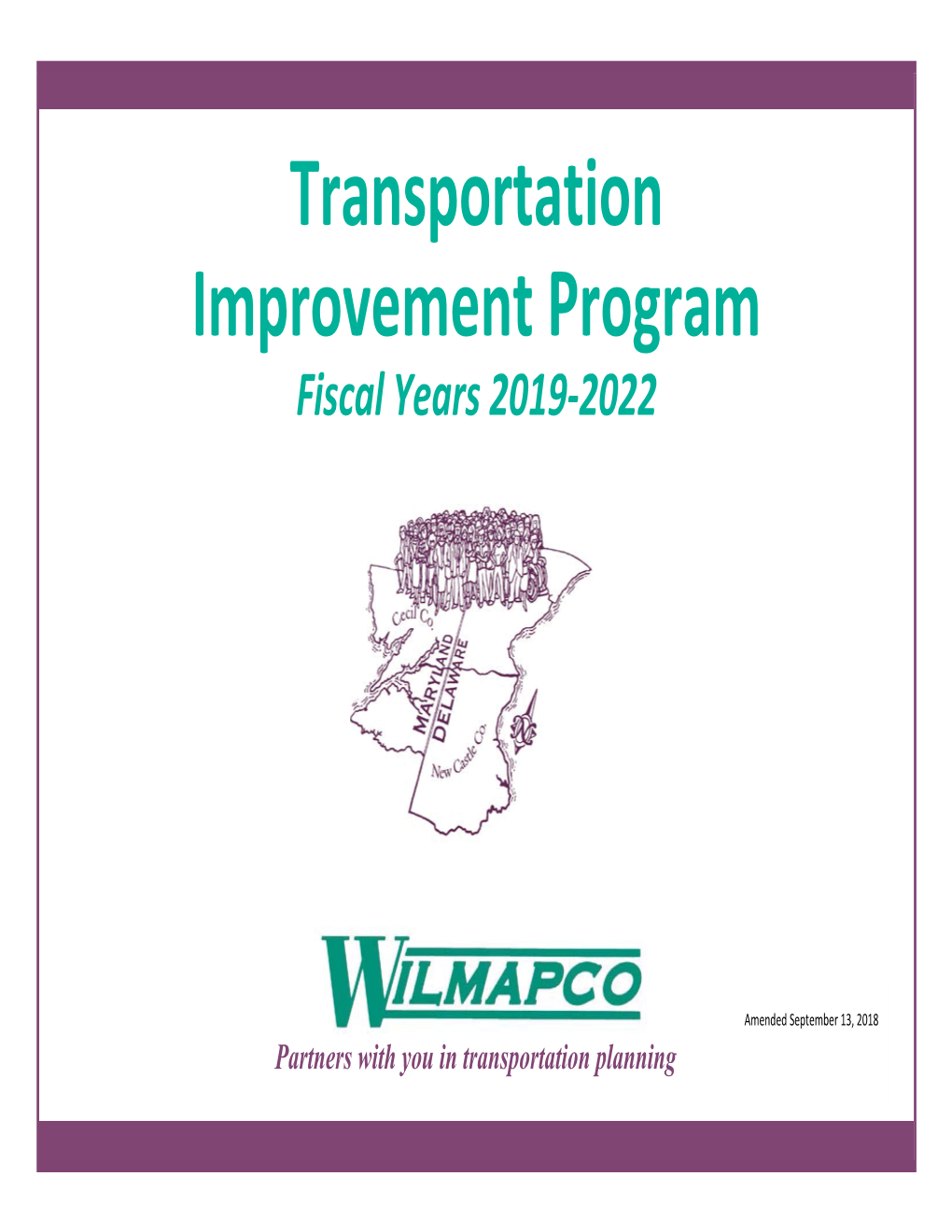 Transportation Improvement Program Fiscal Years 2019-2022