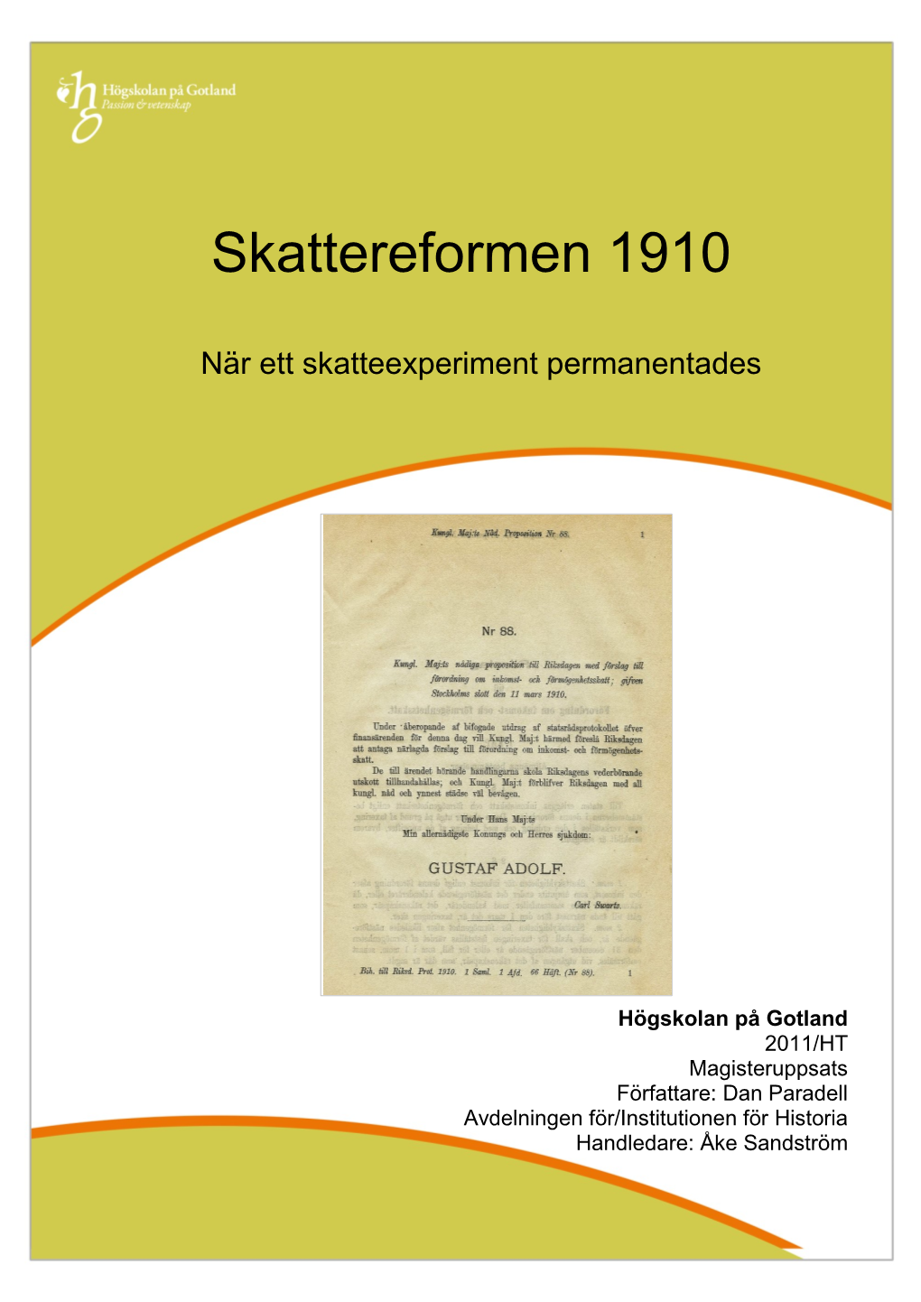 Skattereformen 1910