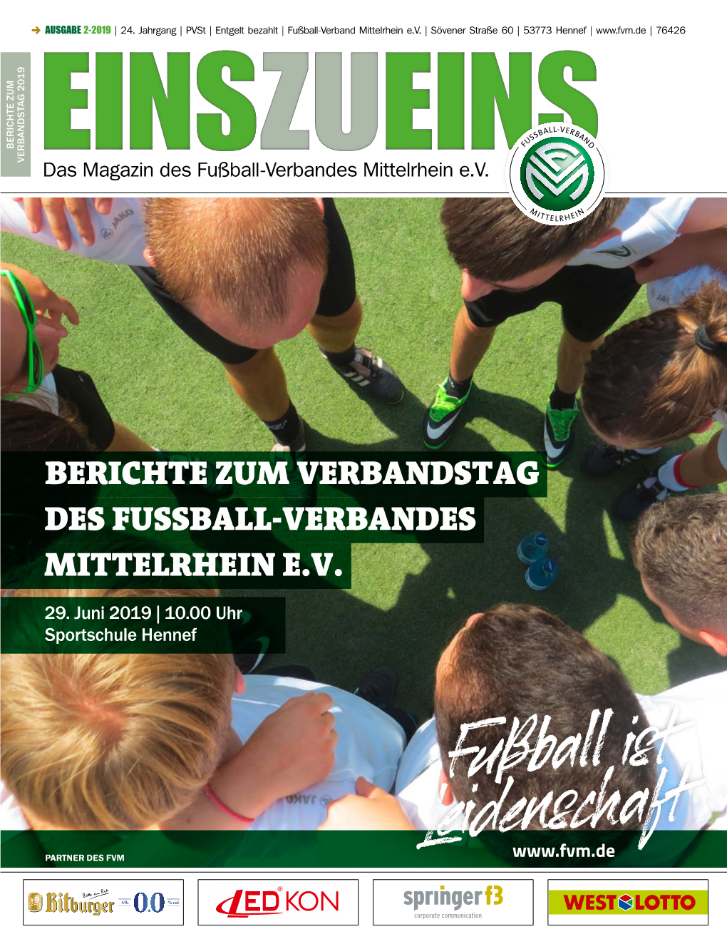 Berichte Zum Verbandstag Des Fussball-Verbandes