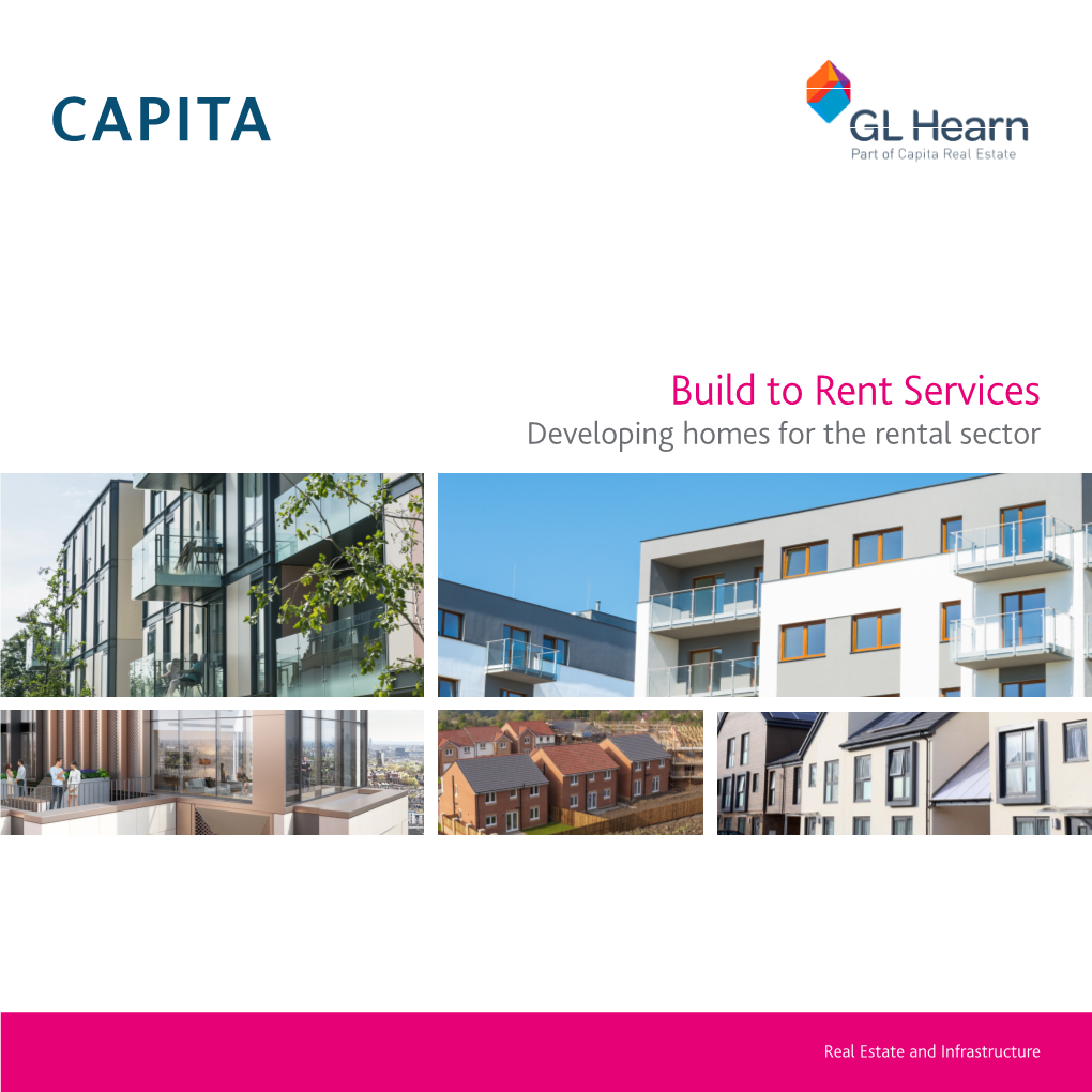 Build to Rent Services Developing Homes for the Rental Sector