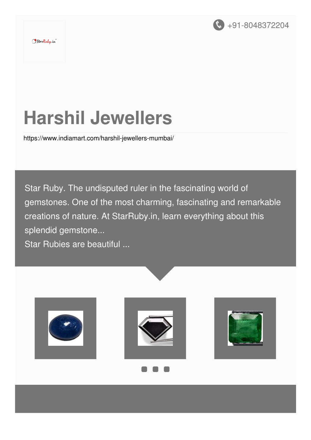 Harshil Jewellers