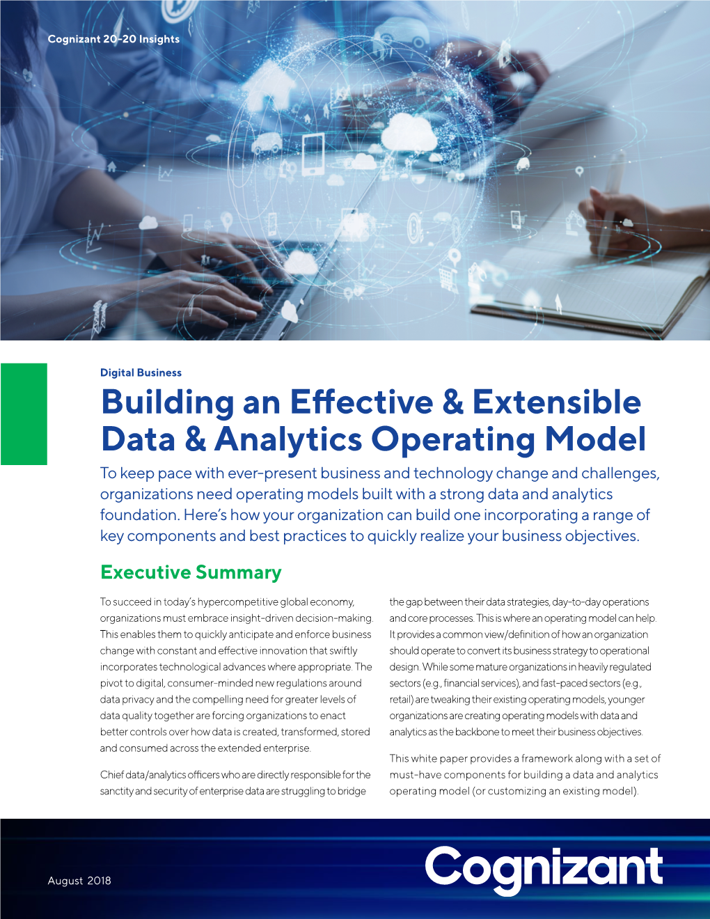 Building an Effective & Extensible Data & Analytics Operating Model