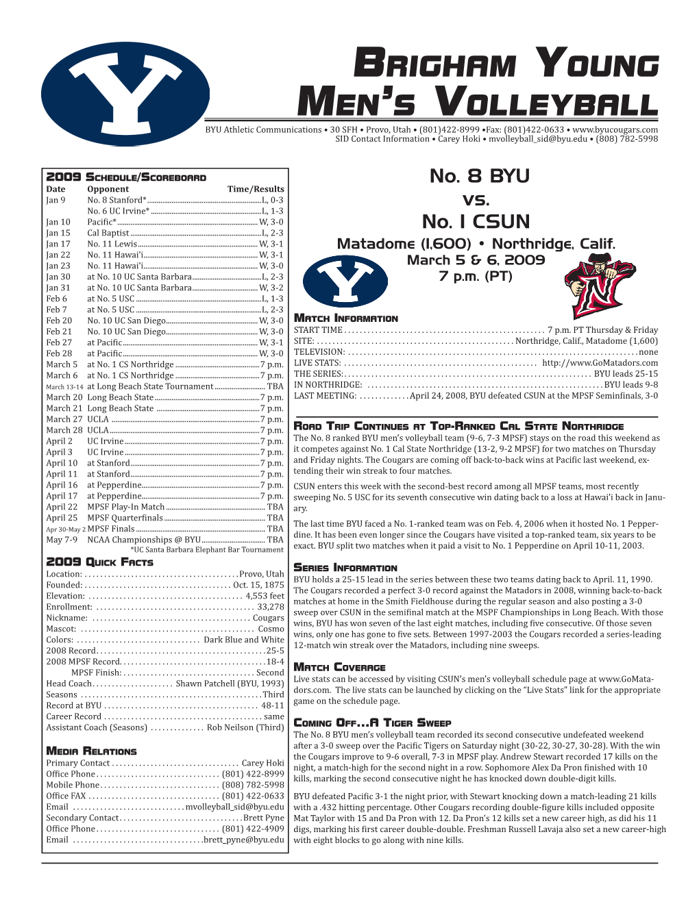 Brigham Young Men's Volleyball
