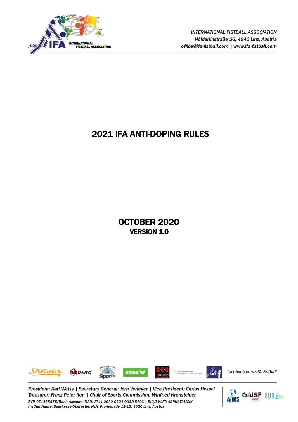 Anti-Doping Rules