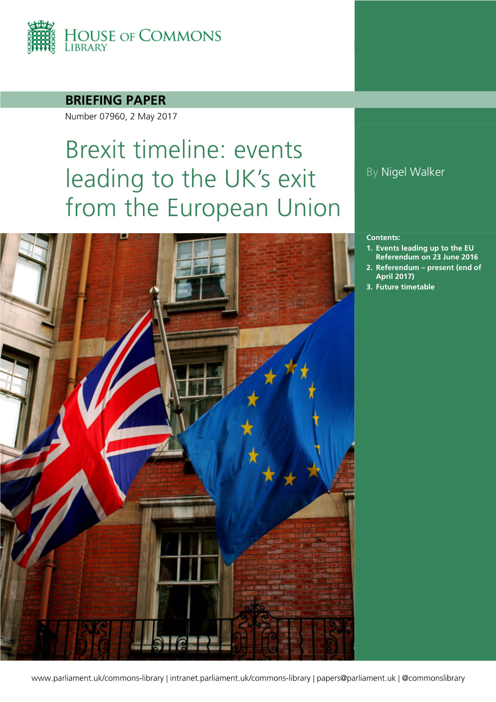 Brexit Timeline: Events Leading to the UK's Exit from the European Union