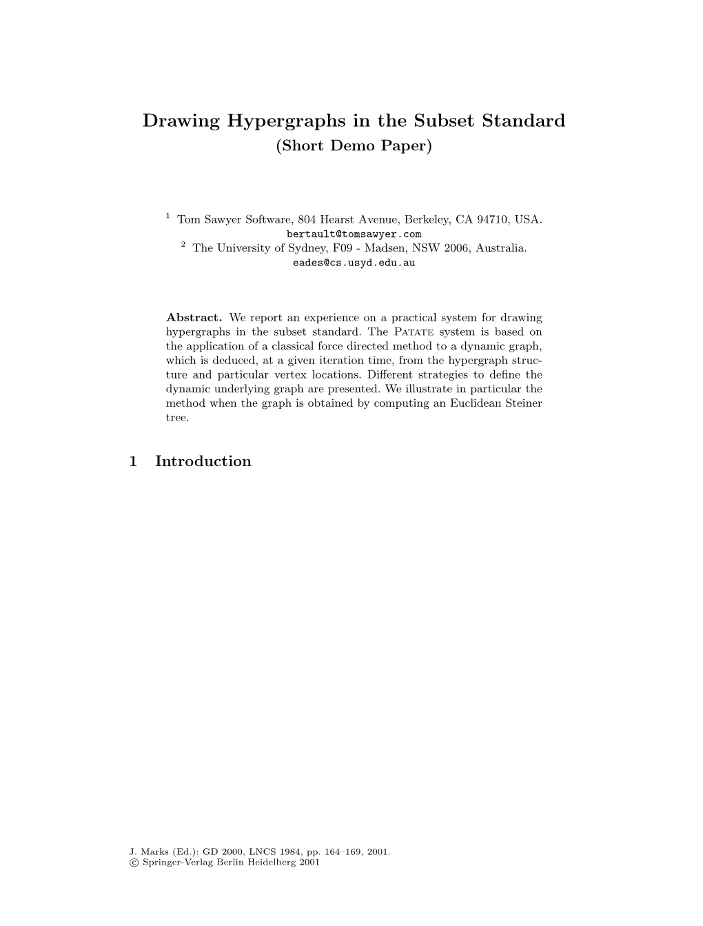 Drawing Hypergraphs in the Subset Standard (Short Demo Paper)