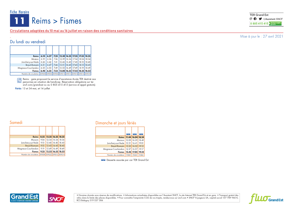 11 Reims > Fismes