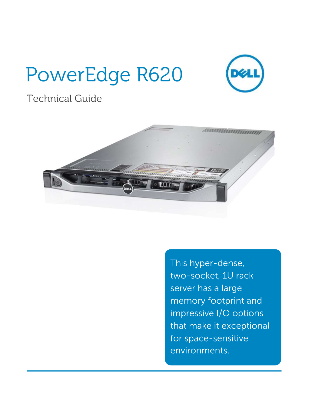 Dell Poweredge R620 Technical Guide