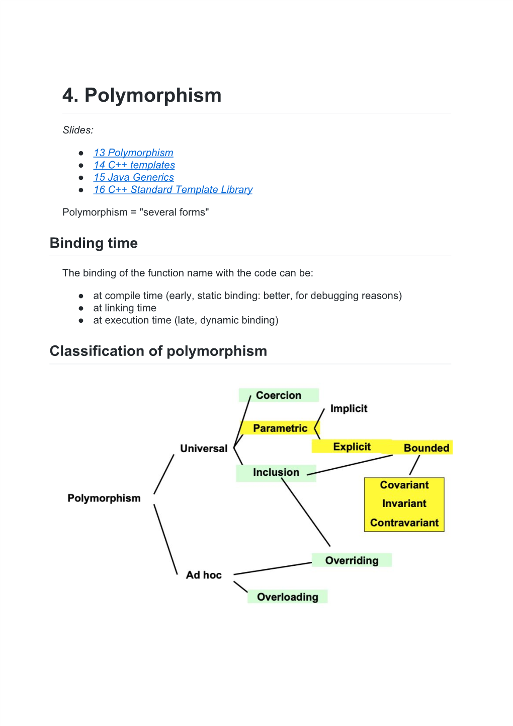 4. Polymorphism