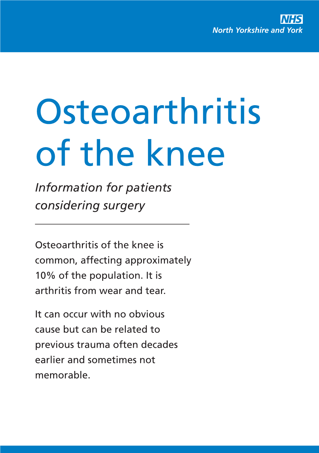 Knee Arthritis Leaflet.Cdr