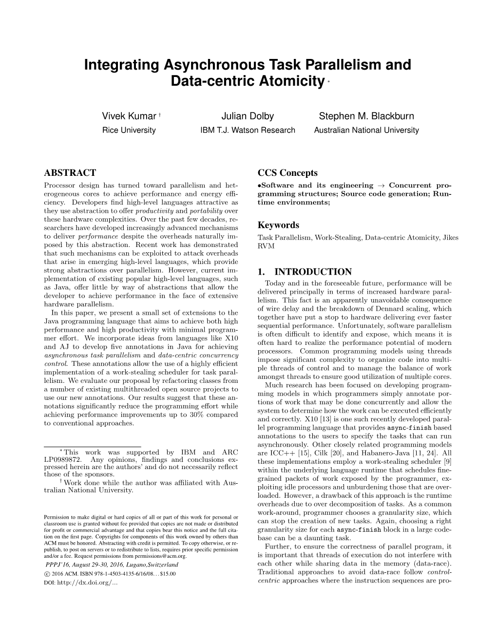 Integrating Asynchronous Task Parallelism and Data-Centric