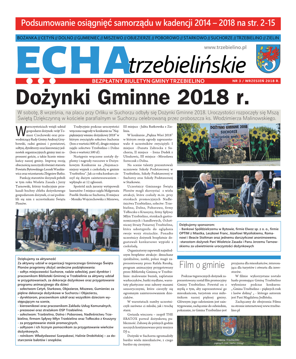 Dożynki Gminne 2018 R