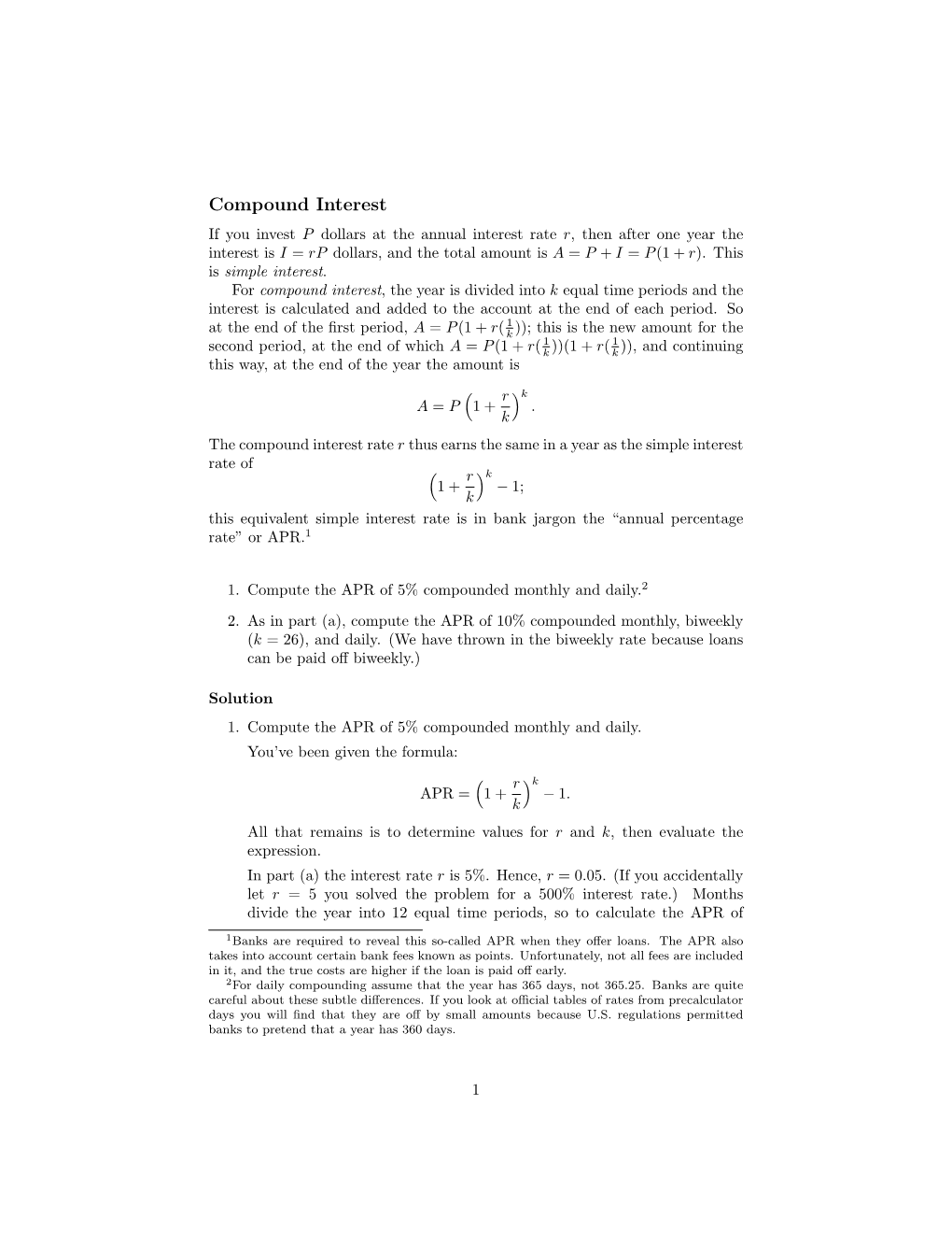 Compound Interest