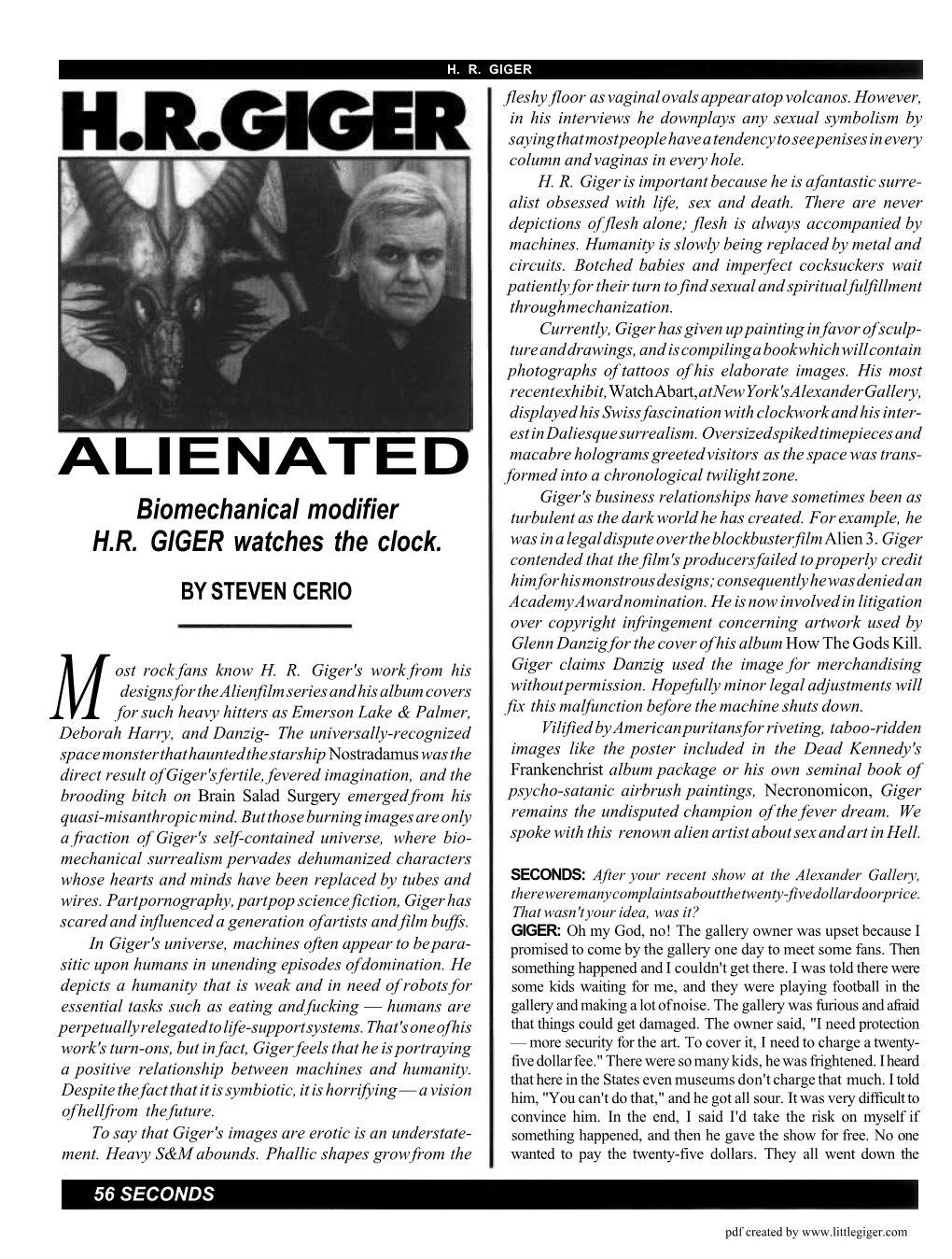 H.R. Giger Alienated