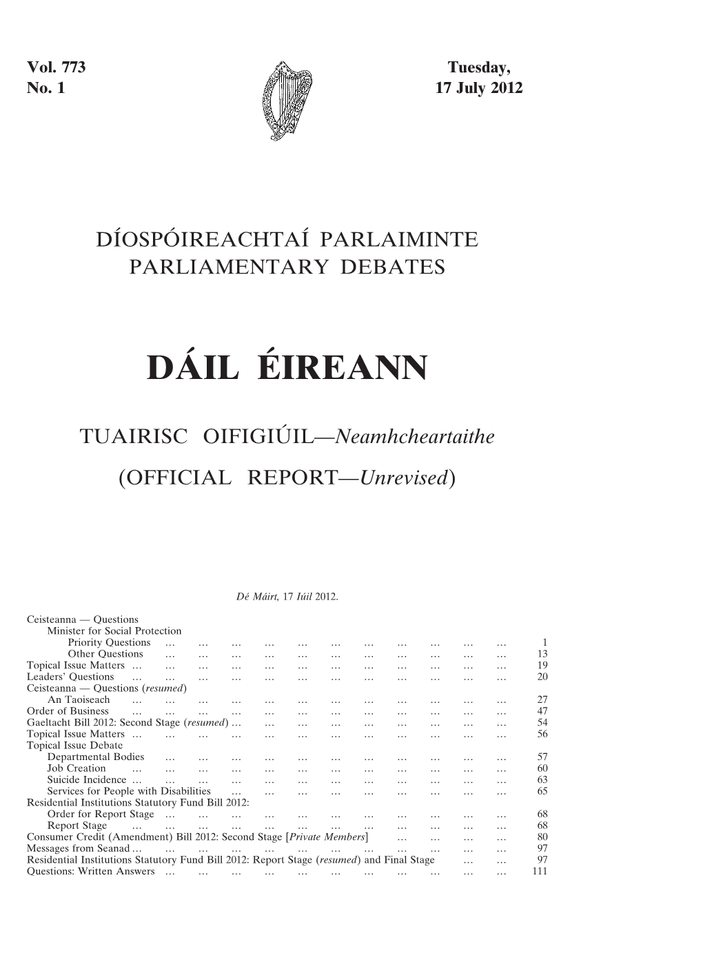 Dáil Éireann