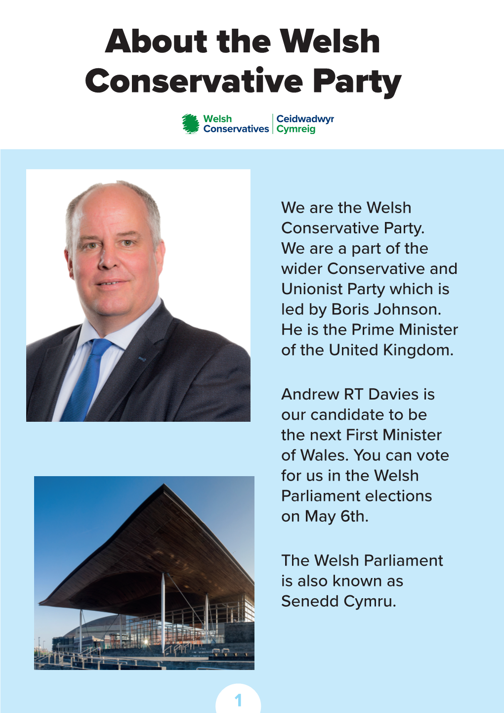 Welsh Conservative Easy Read Manifesto 2021