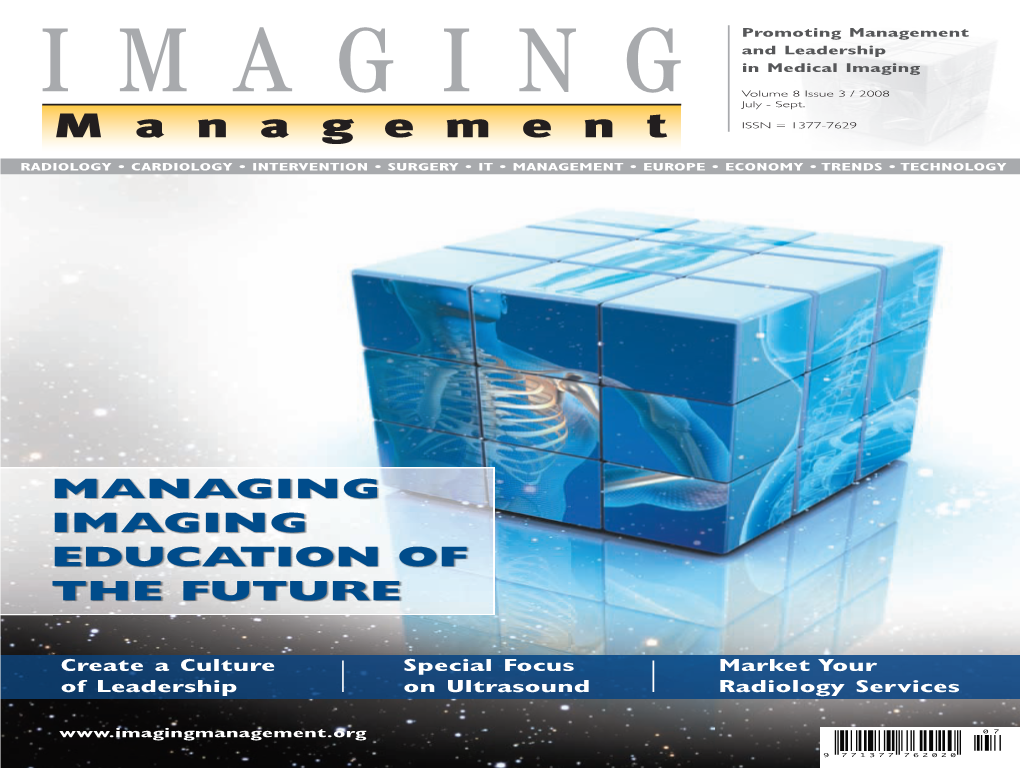 Managing Imaging Education of the Future