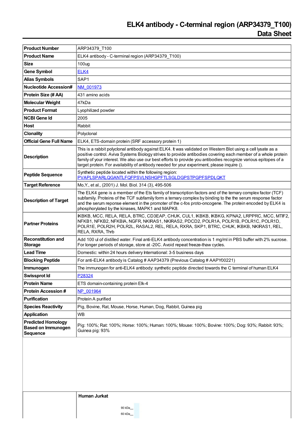 ARP34379 T100) Data Sheet