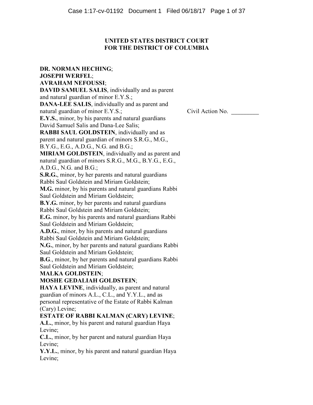 United States District Court for the District of Columbia