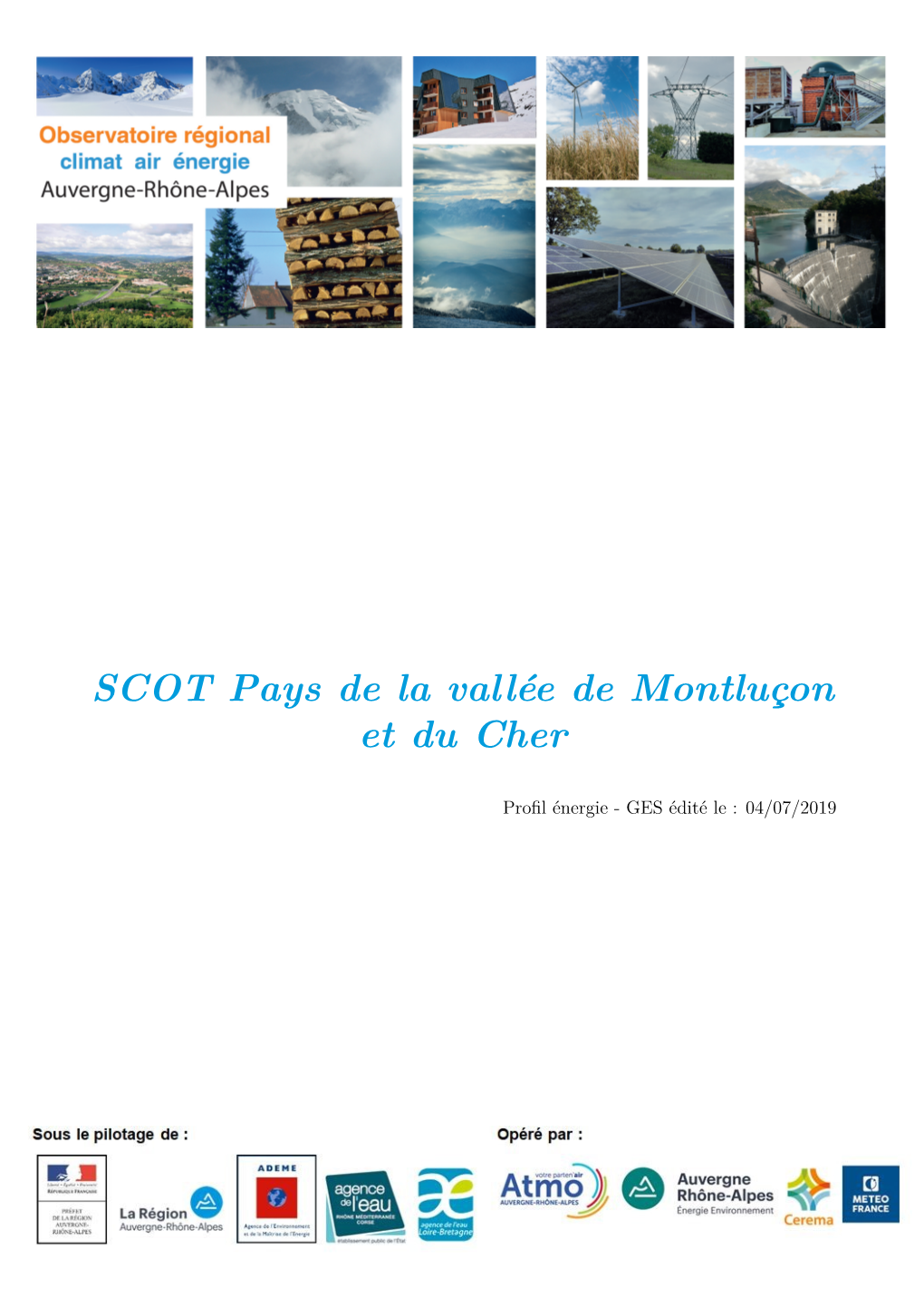 SCOT Pays De La Vallée De Montluçon Et Du Cher