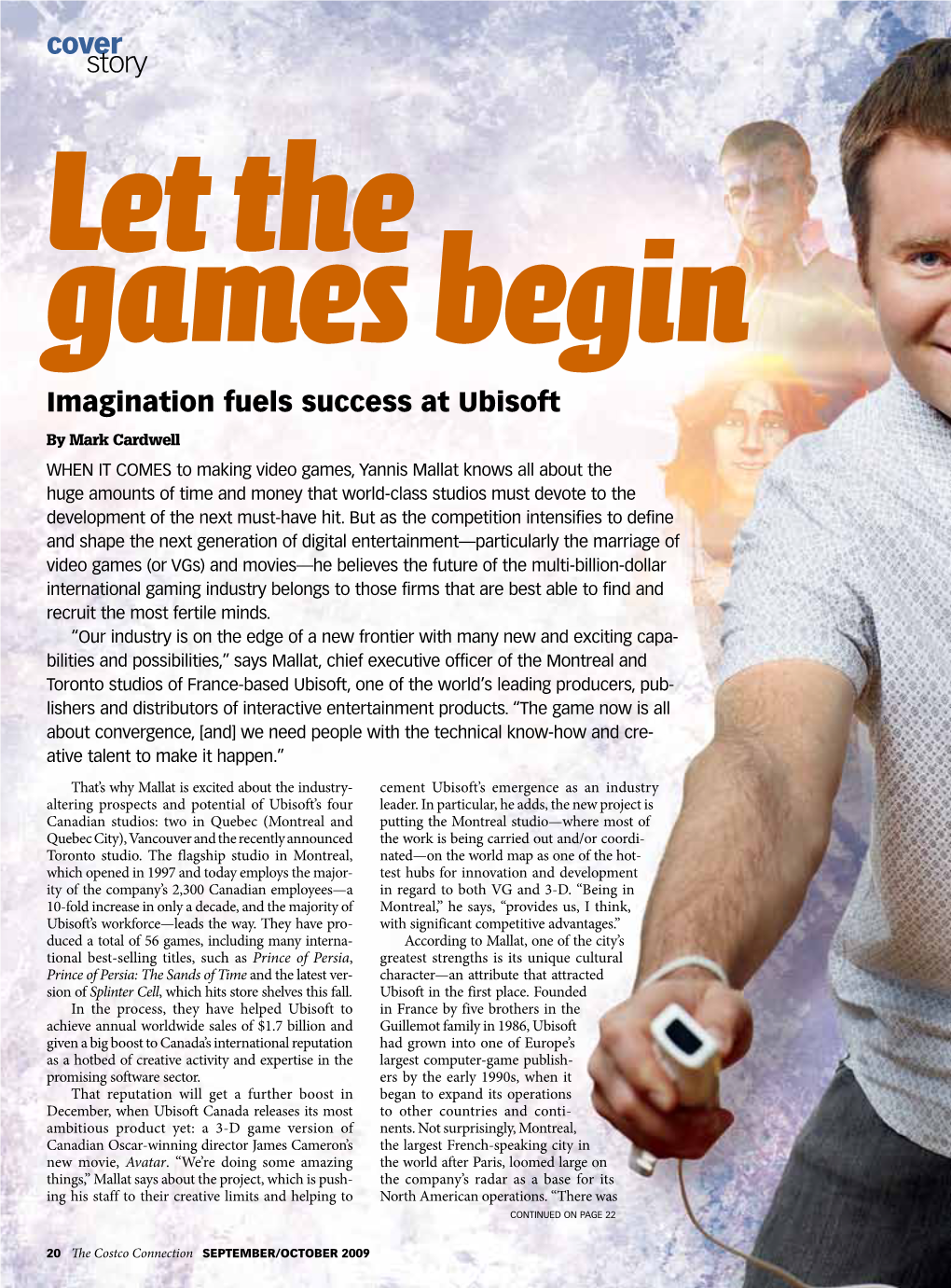 Cover Story Imagination Fuels Success at Ubisoft