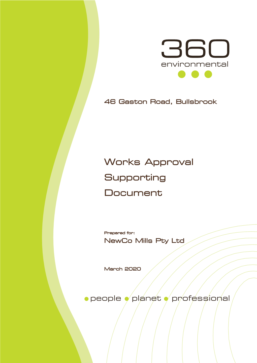 Works Approval Supporting Document