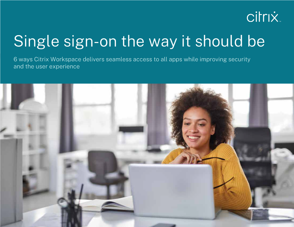 Single Sign-On the Way It Should Be