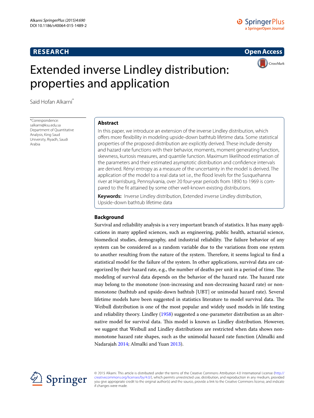 Extended Inverse Lindley Distribution: Properties and Application