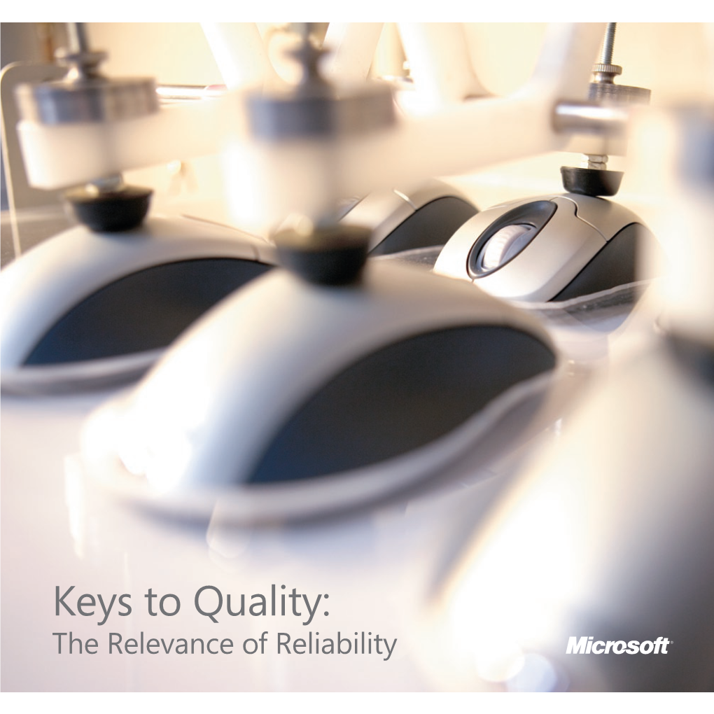 Keys to Quality